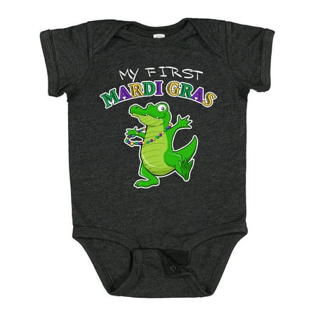 

Inktastic My First Mardi Gras-alligator Gift Baby Boy or Baby Girl Bodysuit
