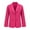 Hot Pink, variant on Yigetop Womens Blazer Womens Casual Open Front Long Sleeve Lapel Collar Button Work Business Jacket Blazers for Women Hot Pink 3XL