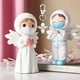 thumbnail image 5 of Llaveros de Ángel Xihbxyly 24 Juegos con Alas de Perla y Bolsas de Organza, 5 of 7