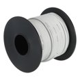thumbnail image 1 of Unique Bargains Silicone Wire 20 AWG Stranded White Spool 30m Electrical Tinned Copper Wire for Car Model, 1 of 6