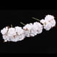 thumbnail image 4 of Paquete de 60 ramos de flores artificiales para bodas, suministros para manualidades y manualidades. Blanco, 4 of 9