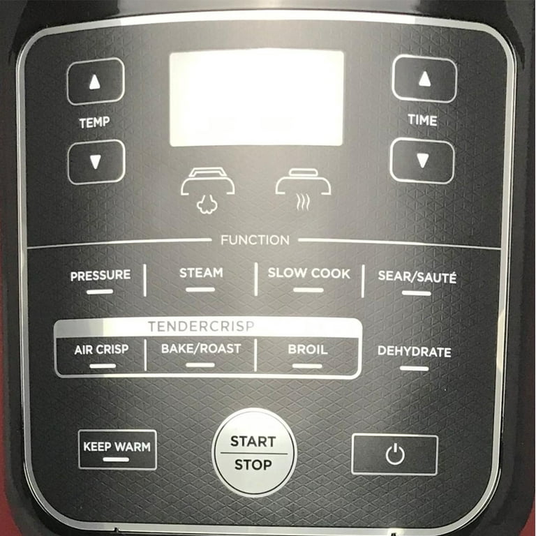 Restored Ninja OP402 Foodi Deluxe 9in1 PressureBroilDehydrateSlow CookerAir Fryerand More8Quart Cinnamon Refurbished
