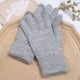 thumbnail image 3 of Guantes de invierno para pantallas táctiles para mujeres y hombres, manoplas de punto elástico cálido, imitación de lana, dedos completos, guantes de ganchillo gruesos para mujer, 3 of 5