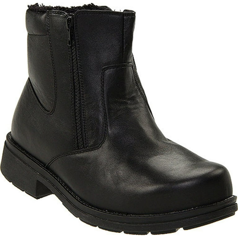 Men s Propet REGGIE Zipper Ankle Boots BLACK 12 5E Walmart