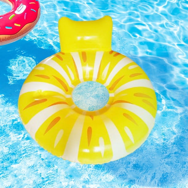 Fruit Inflat Air Mattress Cómodo Flotante para Niños Adultos (Limón)