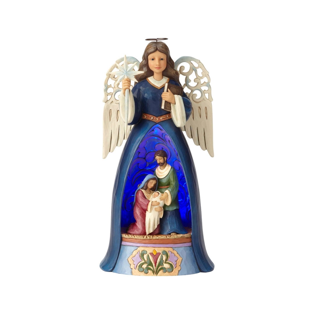 jim shore rotating angel