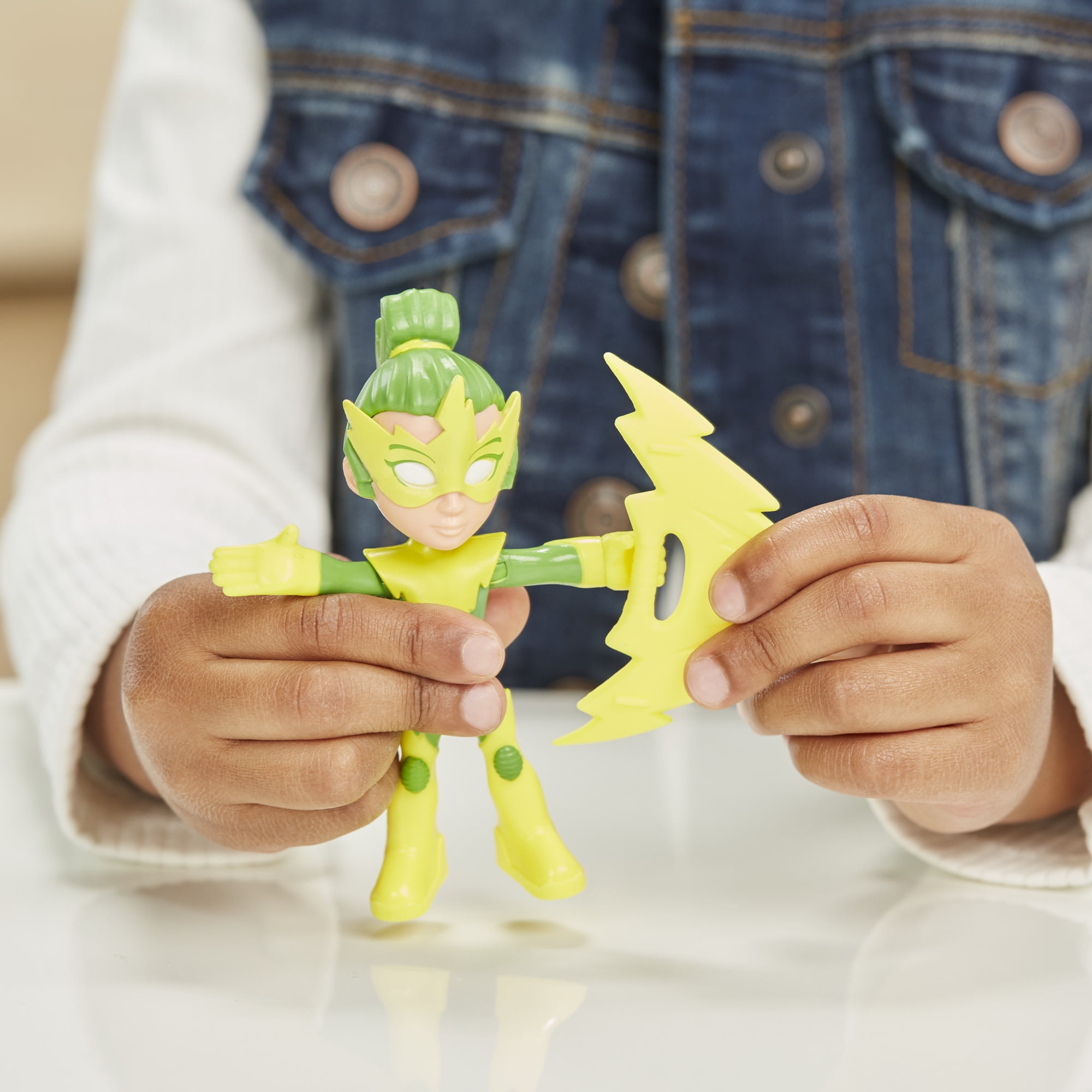Marvel Spidey and His Amazing Friends Electro Action Figure Toy with Accessory
