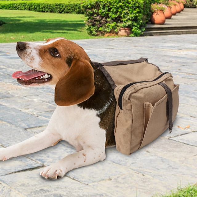 Bolsa para exteriores para perros, mochila para exteriores para perros, mochila para perros, bolsa tipo sillín para perros diseñada a medida