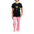 thumbnail image 4 of CafePress - Margarita Time! Women's Dark Pajamas - Women's Short Sleeve Print T-Shirt and Pants Dark Cotton Pajama Set, 4 of 7