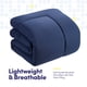 thumbnail image 5 of Set de edredón Sweet Home Collection Navy Twin XL, 7 piezas, 5 of 6