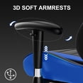 thumbnail image 3 of GTPLAYER Gaming Chair Office Chair PU Leather with Footrest&Adjustable Headrest,Blue, 3 of 8