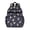 Princess and Fairy Black Pattern, variant on Princess and Strawberry Pink Pattern Cute School Backpack Bag for School with Padded Back and Adjustable Shoulder Straps 15.25"x11.5"x5.25"
