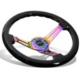 thumbnail image 1 of NRG RST-018BK-MC Roue de Sting Renforcée - Bois de Couleur Noire avec Rayons Neo Chrome, 1 of 4