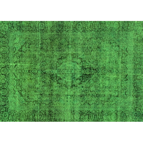 Ahgly Company Indoor Rectangle Persian Green Bohemian Area Rugs, 2' x 3'