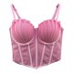 thumbnail image 5 of Tops de Verano de Mujer Casual sin Mangas Color Bloqueado Ombligo Expuesto Y Cintura Tops de Verano Sueltos, 5 of 8