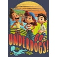 thumbnail image 2 of Boy's Luca Go Underdogs  Graphic Tee Navy Blue Heather X Large, 2 of 3