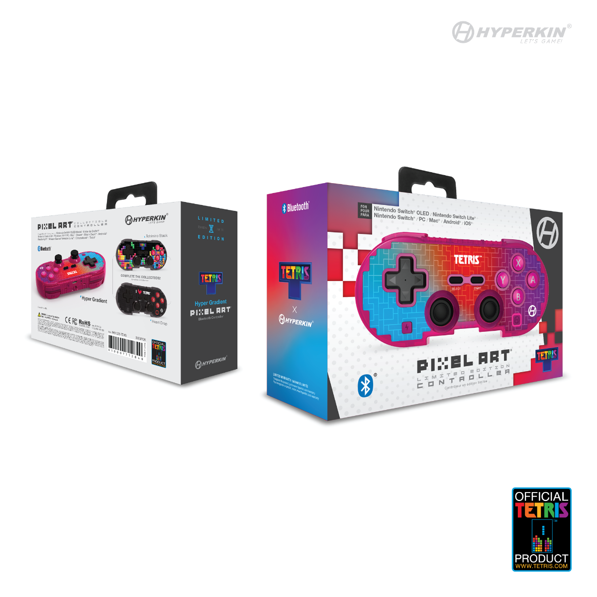 Officially Licensed Tetris x Hyperkin Limited Edition Pixel Art