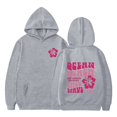 thumbnail image 4 of Girl Hoodie Zip Drawstring FlowerLetter Printing Pullover Sweatshirt Pullover Oversized Hoodie Fashion Blouse Long Sleeve Shirt track Jackets with Pocket Light Gray, 120, 4 of 4
