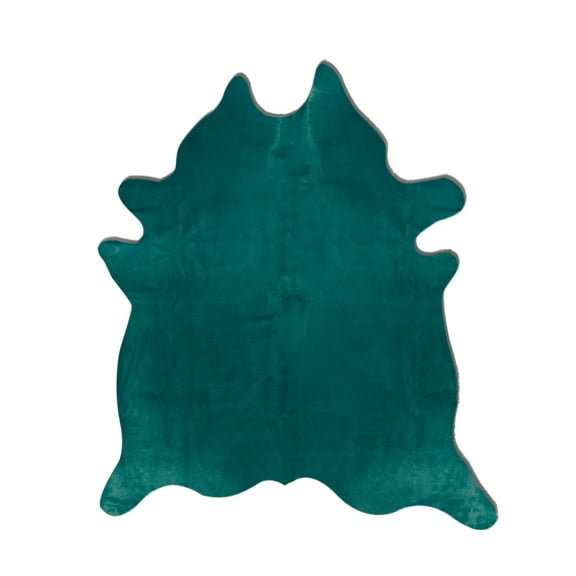 Natural Geneva Cowhide Rug | Verde | 5'x7'