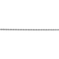 thumbnail image 3 of Leslie's 10K White Gold 1.75mm Diamond-Cut Rope Chain (Weight: 5.94 Grams, Length: 30 Inches), 3 of 4