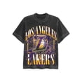 thumbnail image 5 of NBA Los Angeles Lakers Men's & Big Men's Front & Back Boxy Fit Mineral Wash Graphic T-Shirt, Sizes XS–4XLT, 2XB–5XB, 5 of 6
