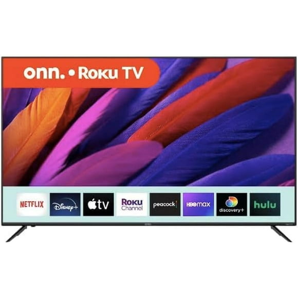 Televisión LED 70 Pulgadas onn 4K HDR Smart Roku con HDMI y USB Compatible con Alexa y Asistente Goo