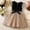 Black, variant on FRSASU Toddler Girl's Casual Ruffle Sleeveless Dress Polka Dots Button Bow Princess Layered Tulle Dress Black