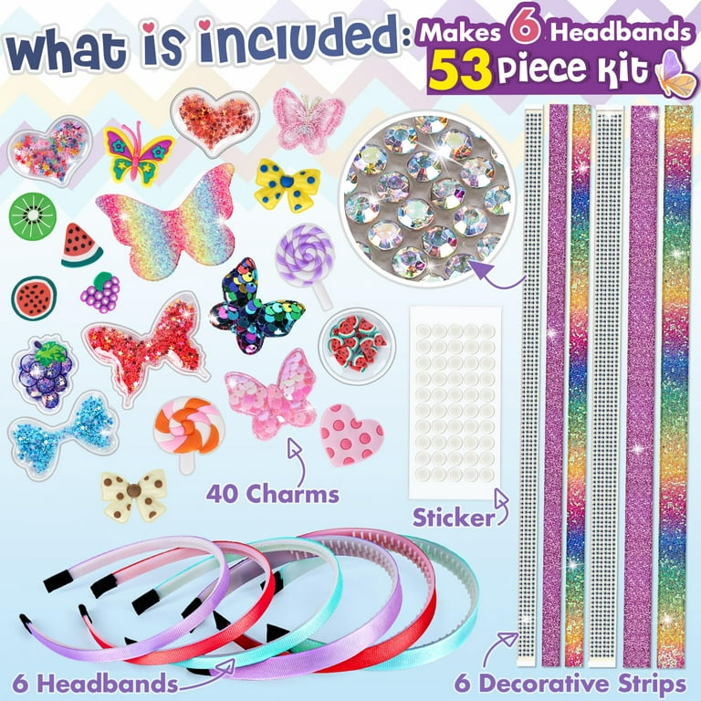  CITSKY Best Gifts for 6-Year-Old Girls: Craft Kits for Kids 6-12, Fashion Girls Hair Accessories Making Set