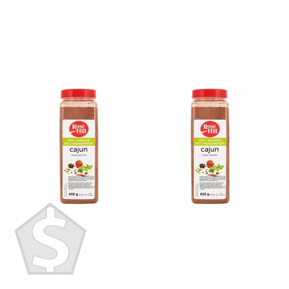 Rose Hill Bold Bold Louisiana-Style Cajun Seasoning, 650 g Containers, Pack of 2
