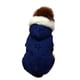 thumbnail image 4 of Ropa para mascotas con diseño de estrella azul para perros y gatos, talla S, abrigo de invierno de algodón grueso para actividades en interiores y exteriores, a prueba de viento y nieve, 4 of 5