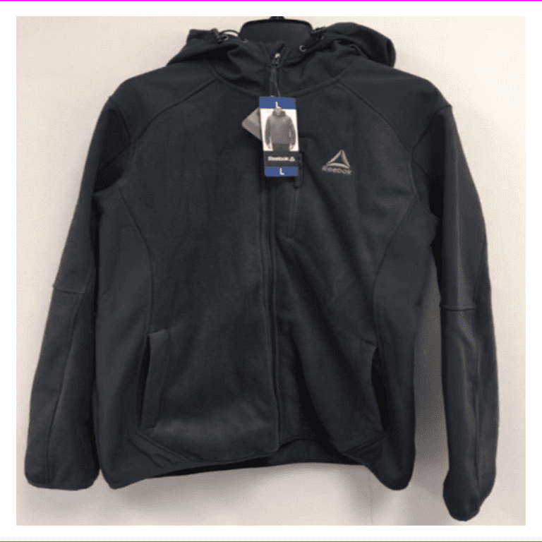 Reebok Men s Mixed Media Softshell Jacket XXL Black Walmart