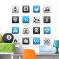 thumbnail image 1 of Matte Icons Science Wall Mural by Wallmonkeys Peel and Stick Graphic (36 in H x 35 in W) WM334502, 1 of 4
