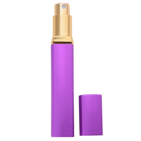 Soidarity Botella de Spray de Perfume portátil de 12ml, atomizador de niebla cosmética, botella de viaje al aire libre, contenedor de Perfume recargable, Cuentagotas de vidrio y botellas púrpura Soidarity CE1814-04B