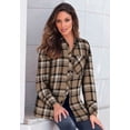 thumbnail image 6 of Roaman's Women's Plus Size Plaid Flannel Tunic, 6 of 6