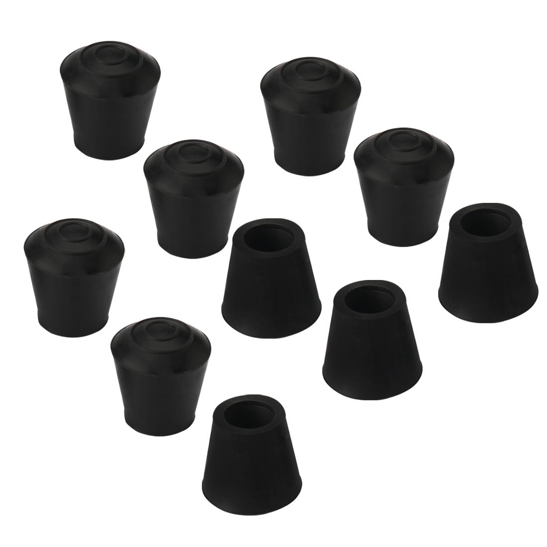 Rubber Leg Cap End Tip Furniture Feet Protector 10mm 3/8" Inner Dia