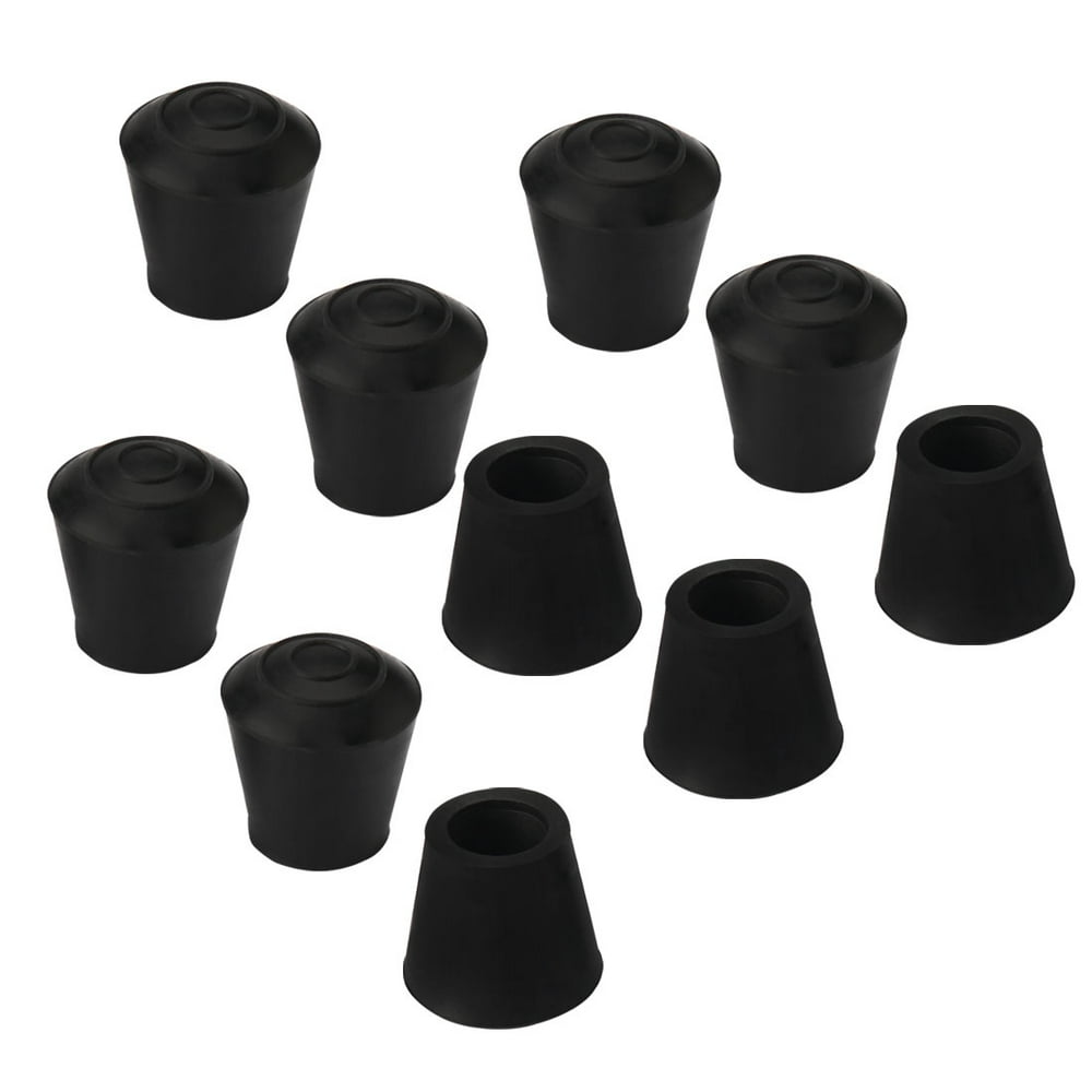 Rubber Leg Cap End Tip Furniture Feet Protector 10mm 3/8" Inner Dia