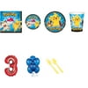 Pokemon Party Supplies Party Pack For 32 With Red #3 Balloon