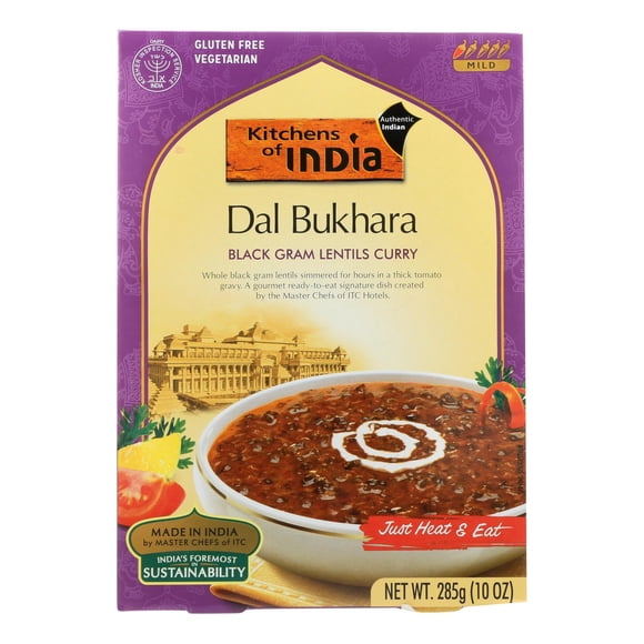 Kitchens of India, Dal Bukhara, Black Gram Lentils Curry, Mild, 10 oz (285 g)