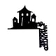 thumbnail image 2 of Letrero de esquina de puerta de doble cara, letrero de esquina de puerta de Halloween, letrero de esquina de puerta de Halloween, decoración de esquina de puert, 2 of 7