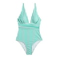 thumbnail image 5 of Womens One Piece Swimsuits Green Bikini Monokini L, 5 of 6