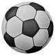 thumbnail image 1 of Cobija Manta Frazada Juana Gallo Diseño Redonda de Balón de Futbol Soccer Ultra Suave, 1 of 4