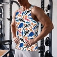 thumbnail image 6 of Haiem Cute Sea Animals Men Workout Tank Top Gym Bodybuilding Sleeveless Muscle T Shirts Athletic Tank Breathable Workout Shirt-3X-Large, 6 of 8