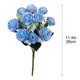 thumbnail image 3 of Flor artificial para decoración del hogar, bodas, centros de mesa, decoración de pared, cabeza de flor de 29 cm, adecuada para eventos y uso en jardín., 3 of 6