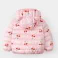 thumbnail image 4 of Splozh Toddler Girl Print Rain Jacket Fashion Cute Toddler Boys Girls Winter Windproof Cartoon Hooded Coat Jacket Kids Warm Outerwear,Red,18-24 Months, 4 of 4