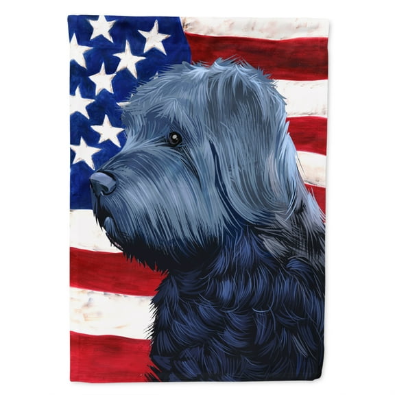 Carolines Treasures CK6453GF Bouvier des Flandres American Garden Size Outdoor-Flags, Multicolor