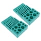 thumbnail image 3 of 2 soportes universales de plástico para tubos de ensayo, soporte trapezoidal para tubos de centrífuga de 4 a 28 mm de diámetro, con ranuras múltiples para uso en laboratorio, 3 of 8