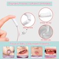 thumbnail image 5 of Limpiador de lengua para bebés YONGSHENG 60 piezas cepillo de dientes desechable, 5 of 5