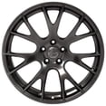 thumbnail image 4 of Partsynergy Replacement For 22" Rim fits 2011-2018 Dodge RAM 1500 Hellcat Style Hyper Black 22x10 Wheel, 4 of 4
