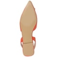 thumbnail image 6 of Journee Womens Hannae Sling Back Pointed Toe Flats, Widths Available, 6 of 9