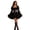 wei163-Black-Womens Dress, variant on IWRICH Womens Victorian Renaissance Dress off Shoulder Long Sleeve Corst Boho Shirt Blousedress